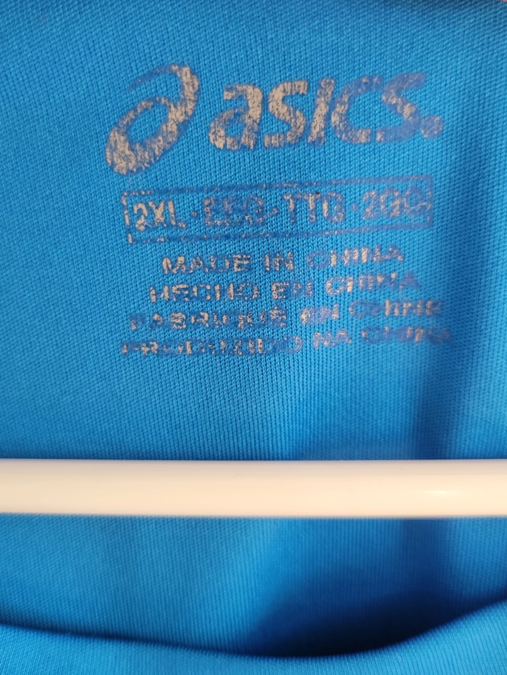 ASICS Blue Performance Tee - Picture 4 of 5